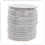 Łańcuszek aluminiowy SREBRNY 5,8x7,5mm z metra