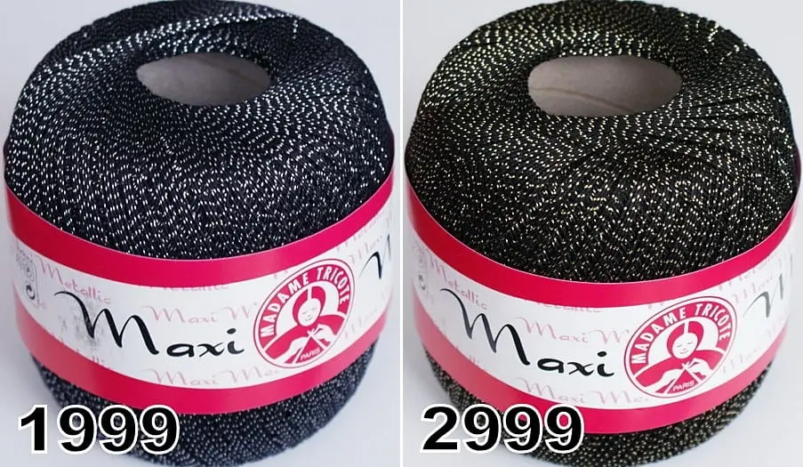 MAXI Madame Tricote METALIZOWANA 🧵 Mimotek