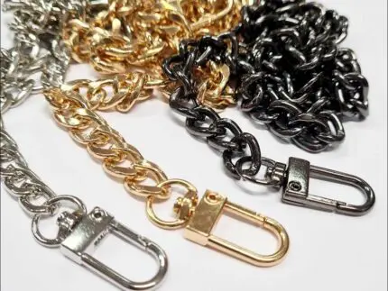 Metalowy ŁAŃCUSZEK do torebki 120cm