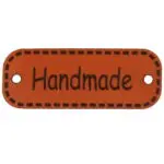 Metka HANDMADE 40mm (kol.285-rudy)
