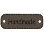 Metka HANDMADE 40mm (kol.305-c.szary)