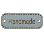 Metka HANDMADE 40mm (kol.315-jeans)