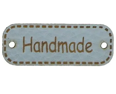 Metka HANDMADE 40mm (kol.315-jeans)