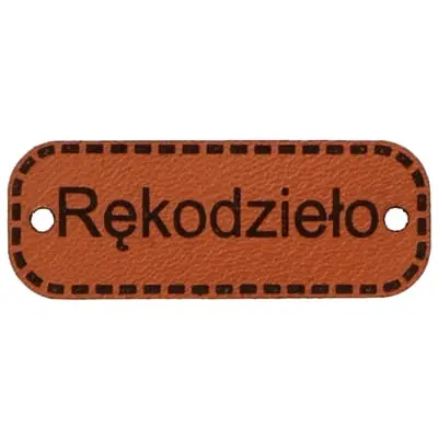 metka-rekodzielo-40mm-kol-299-c-braz Metka RĘKODZIEŁO 40mm (kol.299-c.brąz)