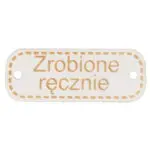 Metka ZROBIONE RĘCZNIE 40mm (kol.101-ecru)