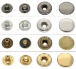 Napy metalowe Alfa 15mm (10szt)