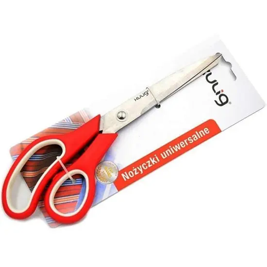 nozyczki10czerwone-min Nożyczki uniwersalne Kulig 25cm (10'') - obrazek 1