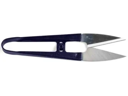 Obcinacz do nici metalowy GRANATOWY