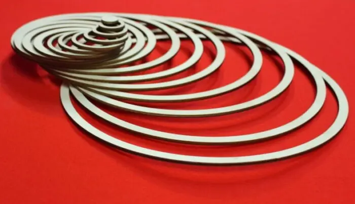 Obręcz drewniana od 10 do 60cm - grubość 6mm