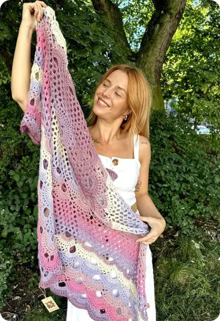 Ręcznie Robiona CHUSTA XXL (200)