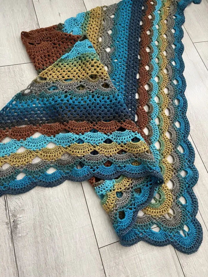 Ręcznie Robiona CHUSTA XXL (208)