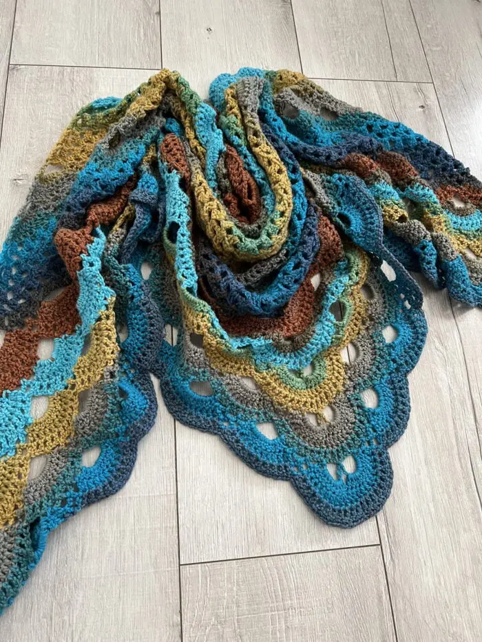 Ręcznie Robiona CHUSTA XXL (208)