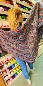 Ręcznie Robiona CHUSTA XXL (B)