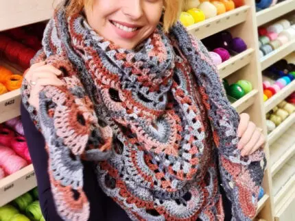 Ręcznie Robiona CHUSTA XXL (B)