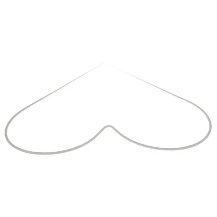 Serce z drutu BIAŁE od 20 do 40cm