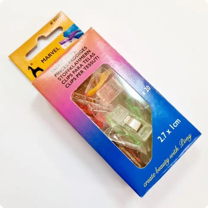 SPINACZE / KLIPSY DO TKANIN MAŁE - 20 sztuk (49901) PONY