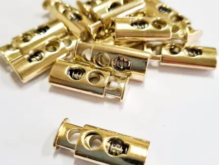 Stopery do sznurka METALOWE podwójne 4,5mm