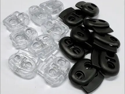 Stopery PODWÓJNE nylonowe do sznurka (207)