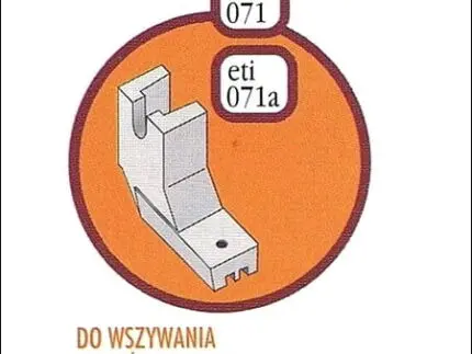 Stopka do Wszywania Zamków Krytych (Eti 071)