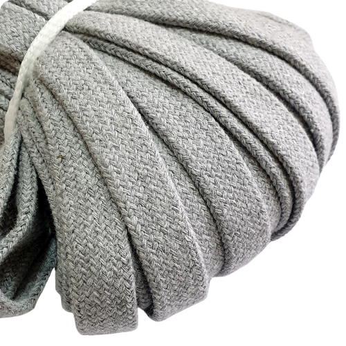 sznur-plaski-bawelniany-18mm-szary-opakowanie-25m SZNUR PŁASKI BAWEŁNIANY 18mm SZARY opakowanie 25m