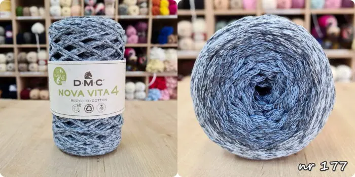 Sznurek bawełniany DMC Nova Vita OMBRE 2,5/3mm (200m)