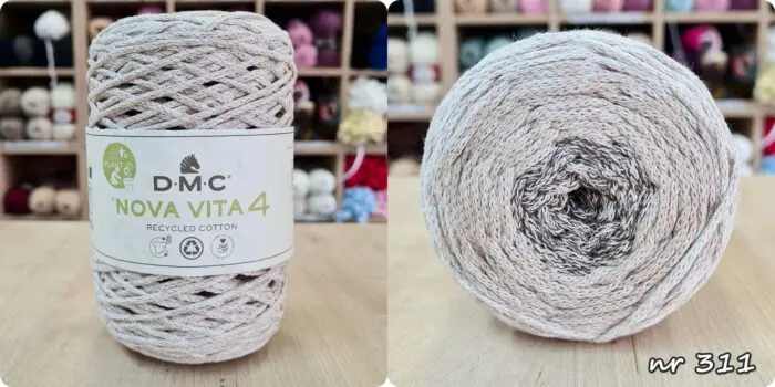 Sznurek bawełniany DMC Nova Vita OMBRE 2,5/3mm (200m)