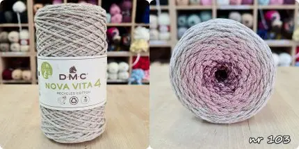 Sznurek bawełniany DMC Nova Vita OMBRE 2,5/3mm (200m)