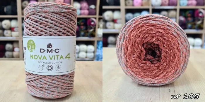 Sznurek bawełniany DMC Nova Vita OMBRE 2,5/3mm (200m)