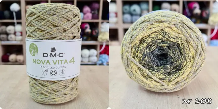 Sznurek bawełniany DMC Nova Vita OMBRE 2,5/3mm (200m)