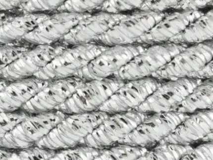 Sznurek skręcany metalizowany 3mm WS-3/F opakowanie na metry