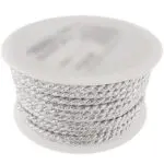 Sznurek skręcany metalizowany 3mm WS-3/F opakowanie na metry