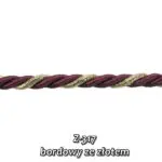 Sznurek skręcany METALIZOWANY FI-7/2PF na metry