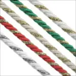 Sznurek skręcany METALIZOWANY FI-7/2PF na metry