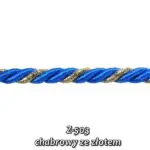 Sznurek skręcany METALIZOWANY FI-7/2PF na metry