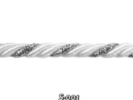 Sznurek skręcany METALIZOWANY FI-7/2PF opakowanie 20m