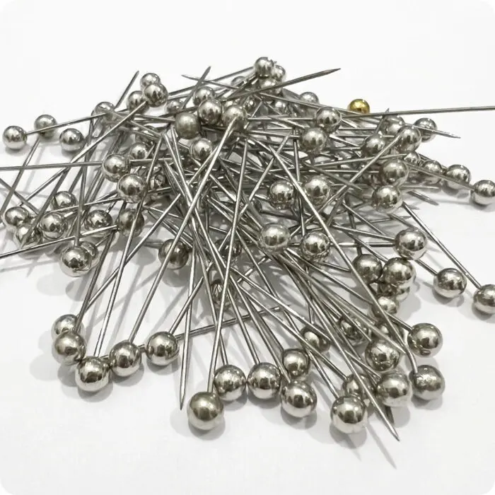 Szpilki ze srebrną kuleczką 36mm