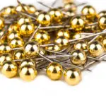 Szpilki ze złotą kuleczką 36mm