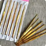 Szydełka dwustronne aluminiowe 3-8mm