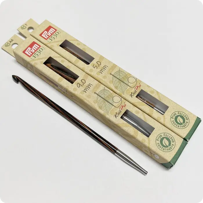 Szydełko tunezyjskie do łączenia z żyłką Knitpro - obrazek 2