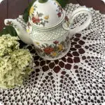 Szydełkowa Biała Serwetka 50cm