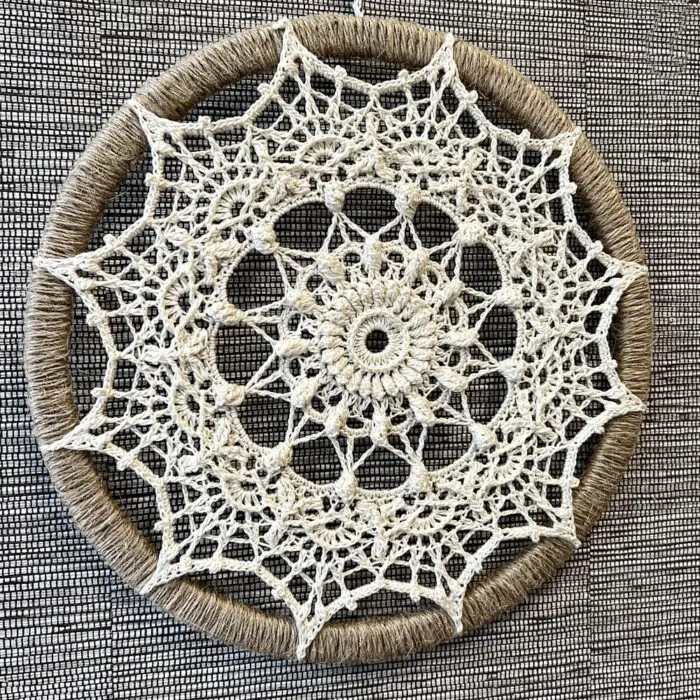 Szydełkowa Obręcz 3D 22cm