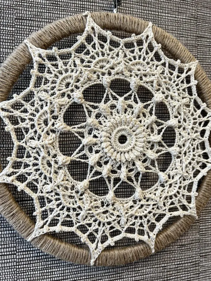 Szydełkowa Obręcz 3D 22cm