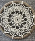 Szydełkowa Obręcz 3D 22cm