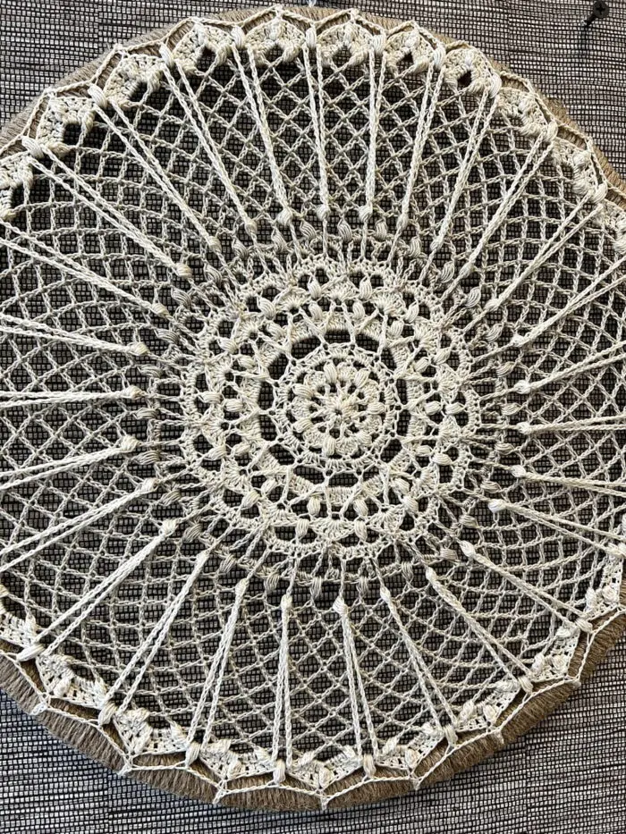 Szydełkowa Obręcz 3D 32cm