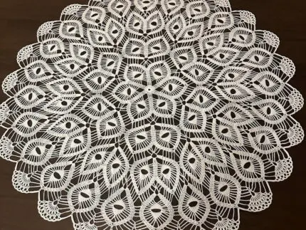 Szydełkowy Obrus średnica 95cm