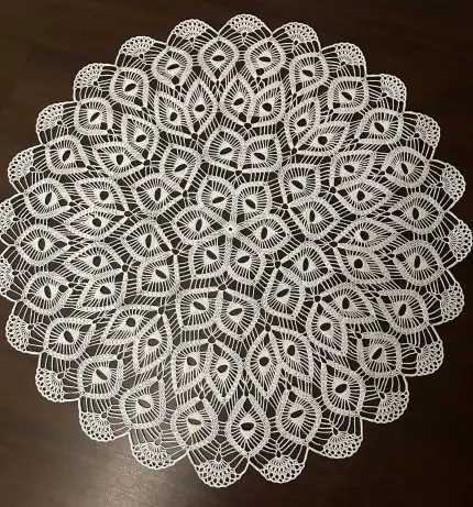 Szydełkowy Obrus średnica 95cm