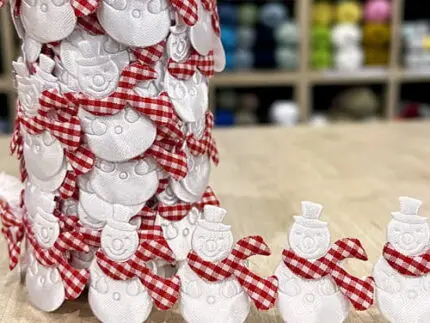 Taśma bałwanki z szaliczkiem