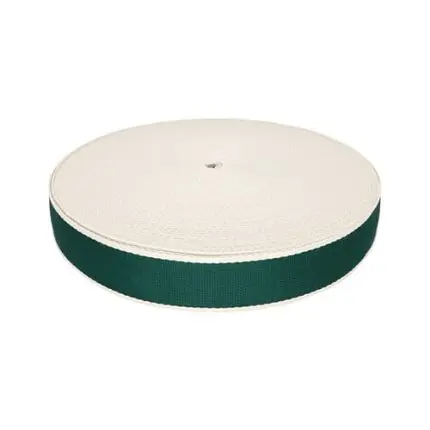 Taśma nośna w paski 38mm (2T) ciemnozielona
