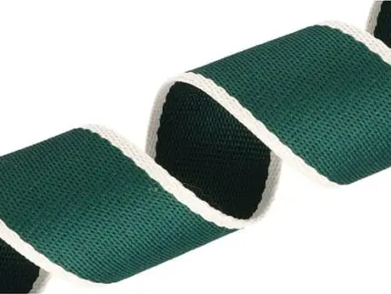 Taśma nośna w paski 38mm (2T) ciemnozielona