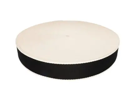 Taśma nośna w paski 38mm (2T) czarna